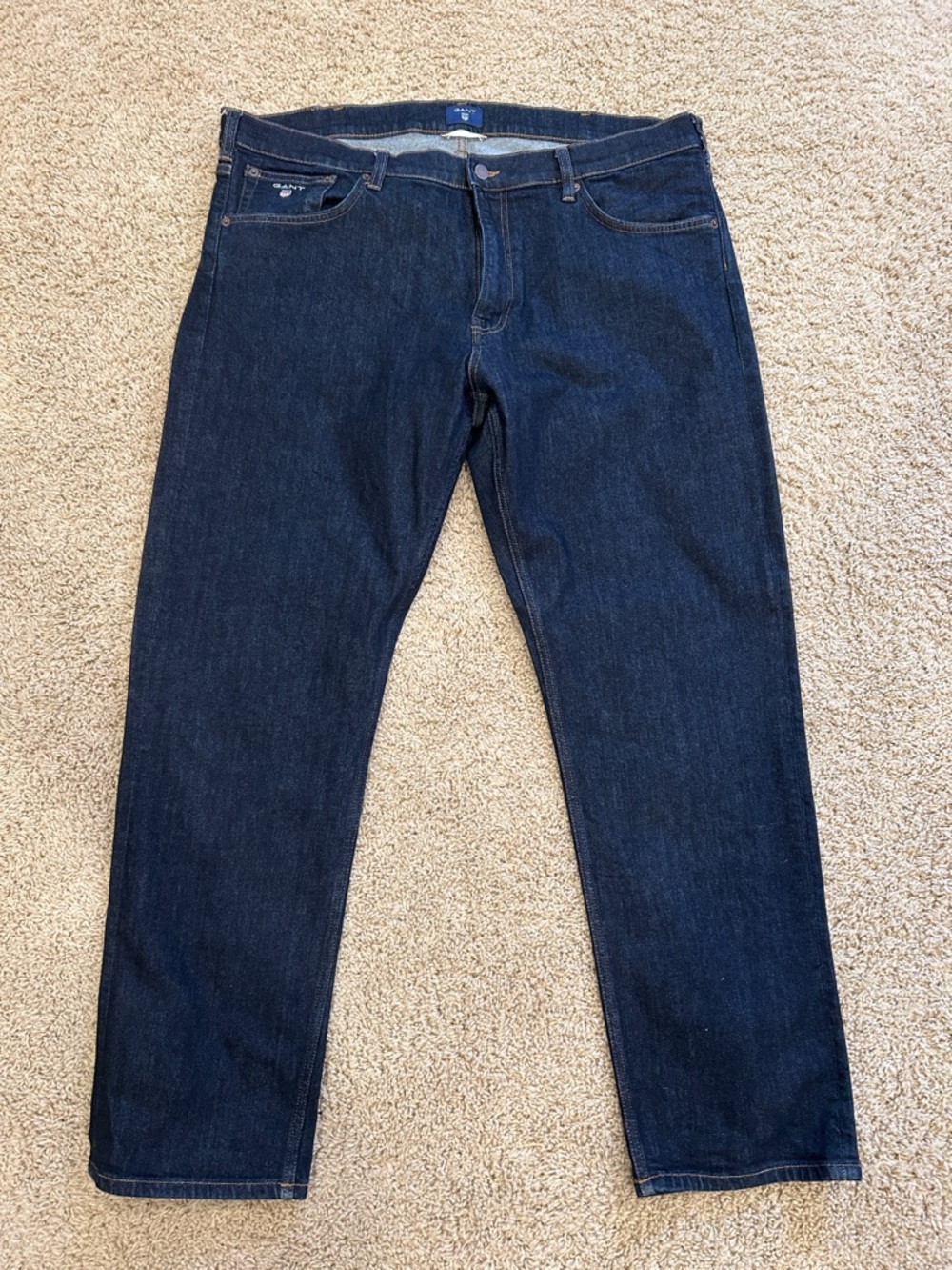 Gant Regular Straight-Leg Jeans in Dark Blue